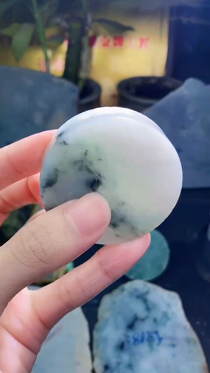 未镶嵌挂件翡翠小雨453