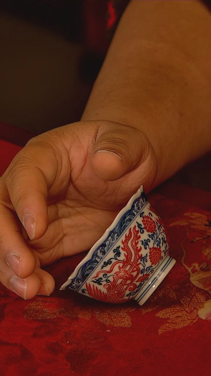 杯手工手绘杯杯很美丽