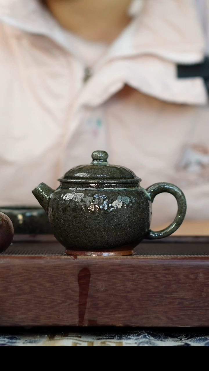 茶壶紫砂柴烧紫砂 巨轮200cc