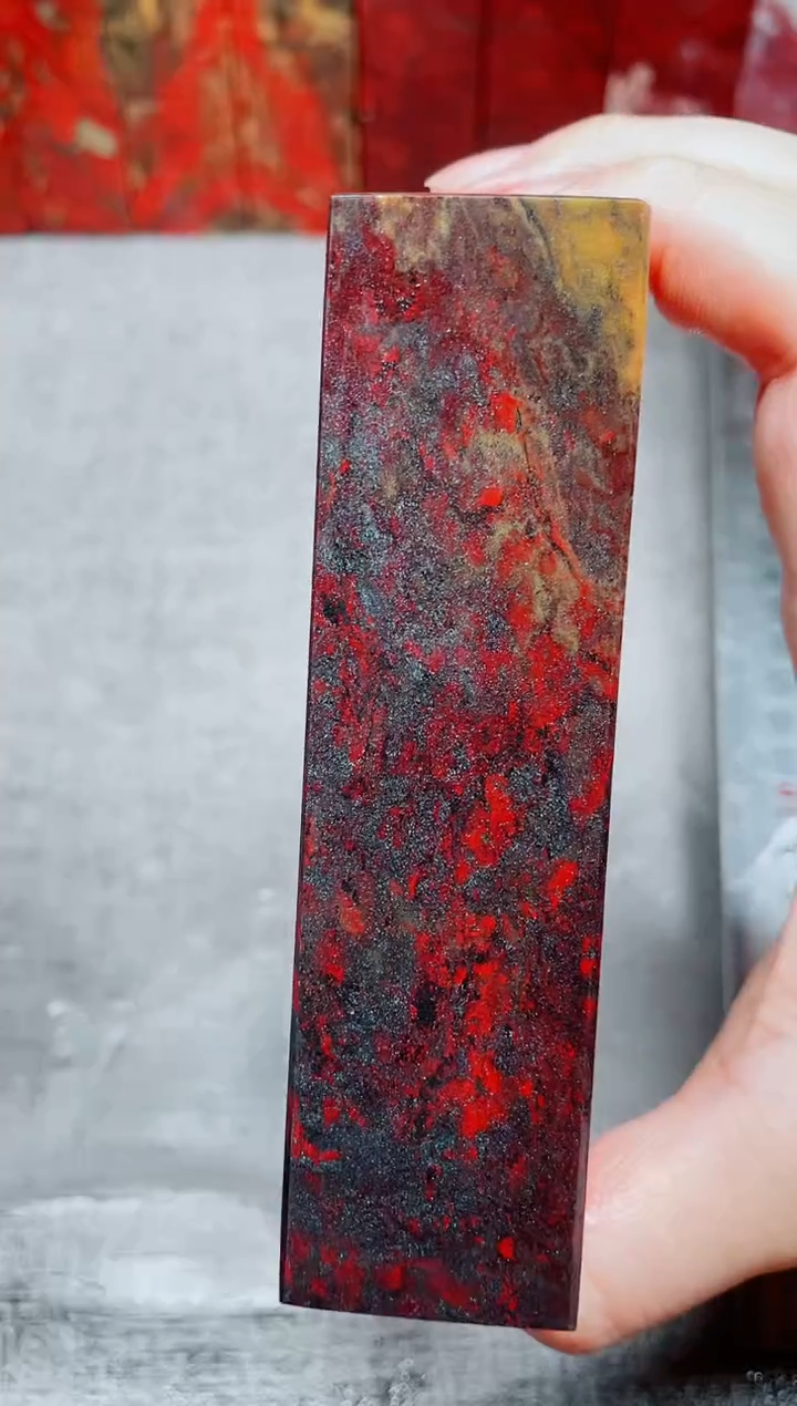 玉桂林鸡血玉素章3.0左右红4