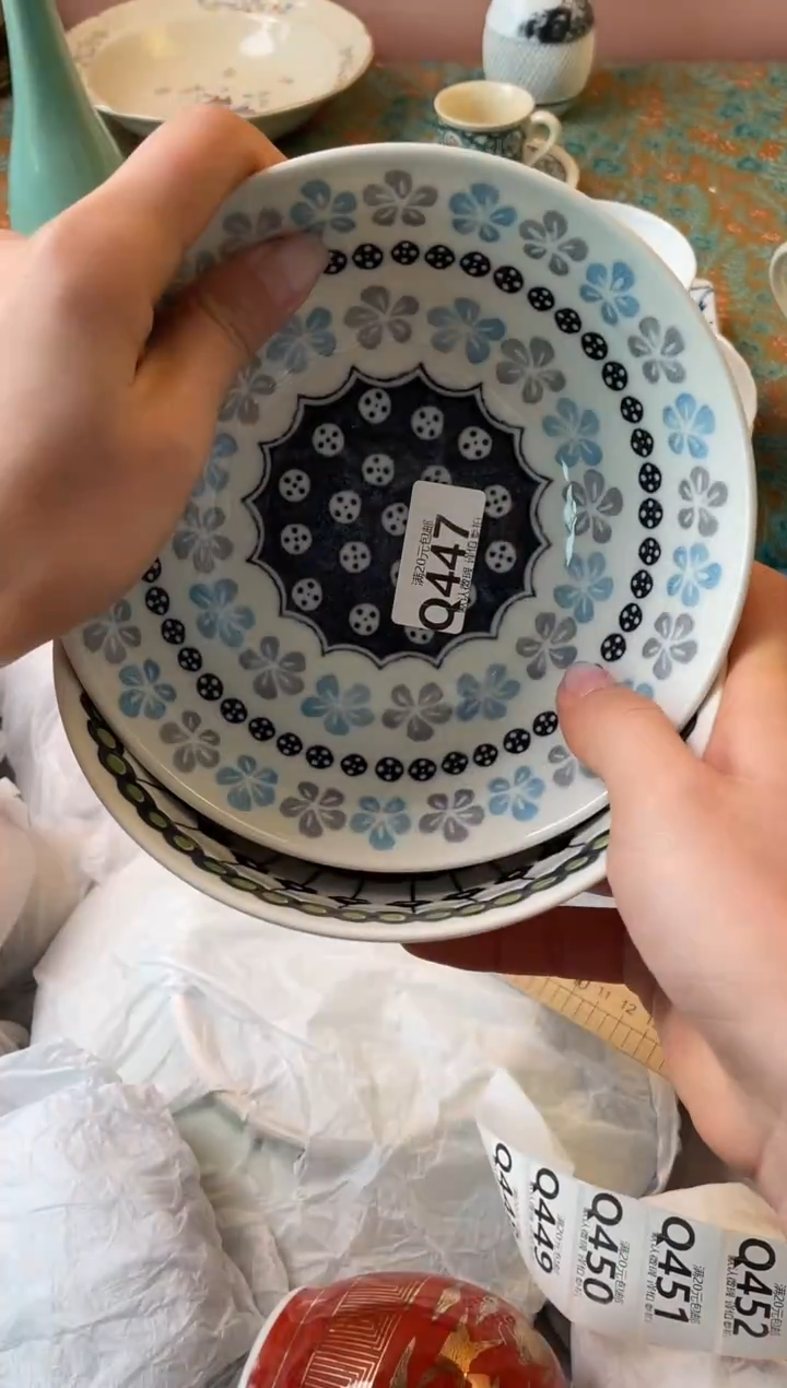 瓷片小**妈瓷器瓷器Q447