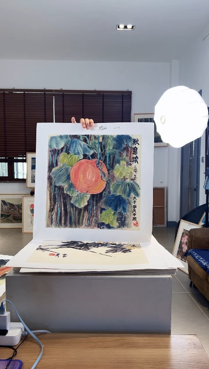 【闪购商品】版画限量亲签盖章版画S