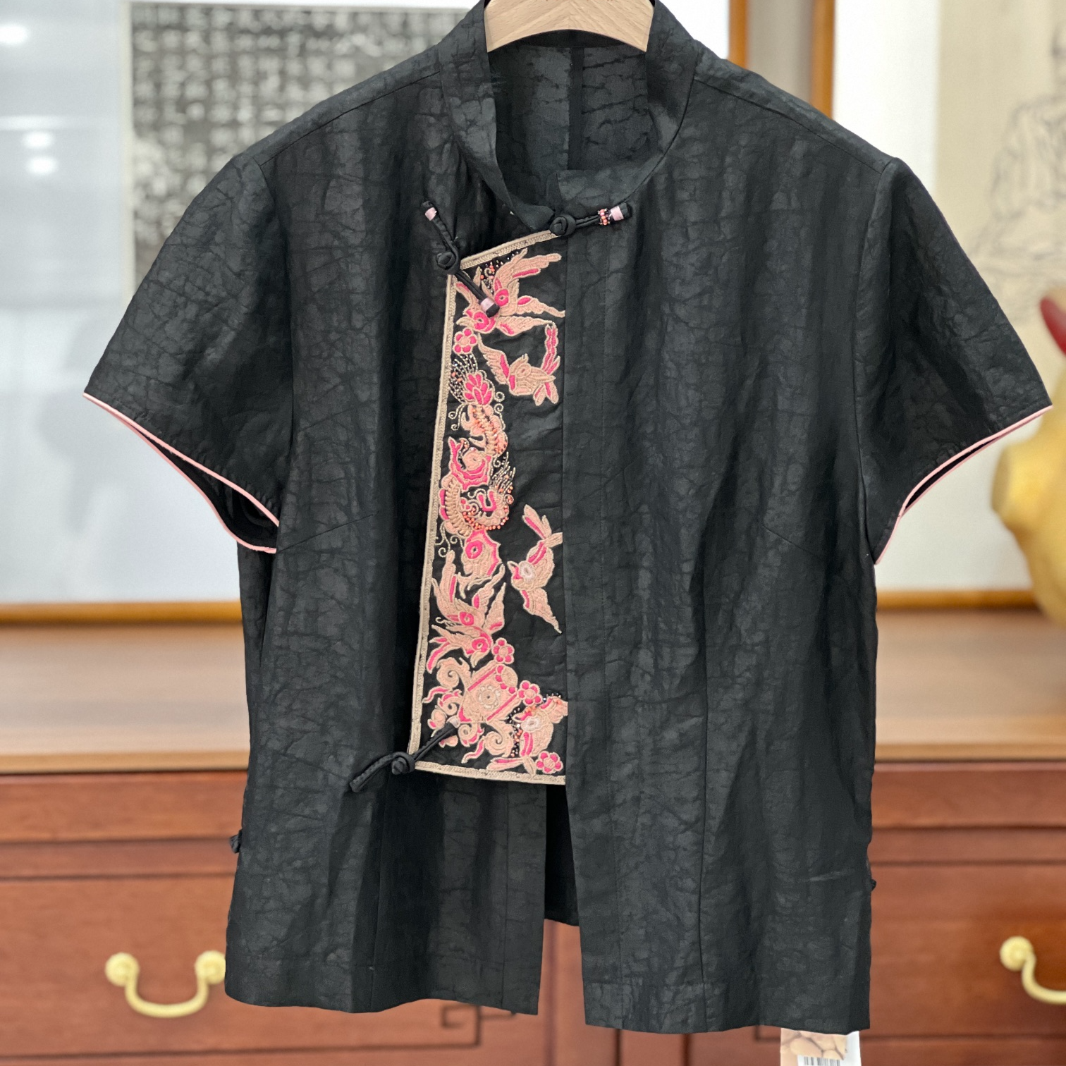 【展品】桑蚕丝女士半袖上衣 824177-1