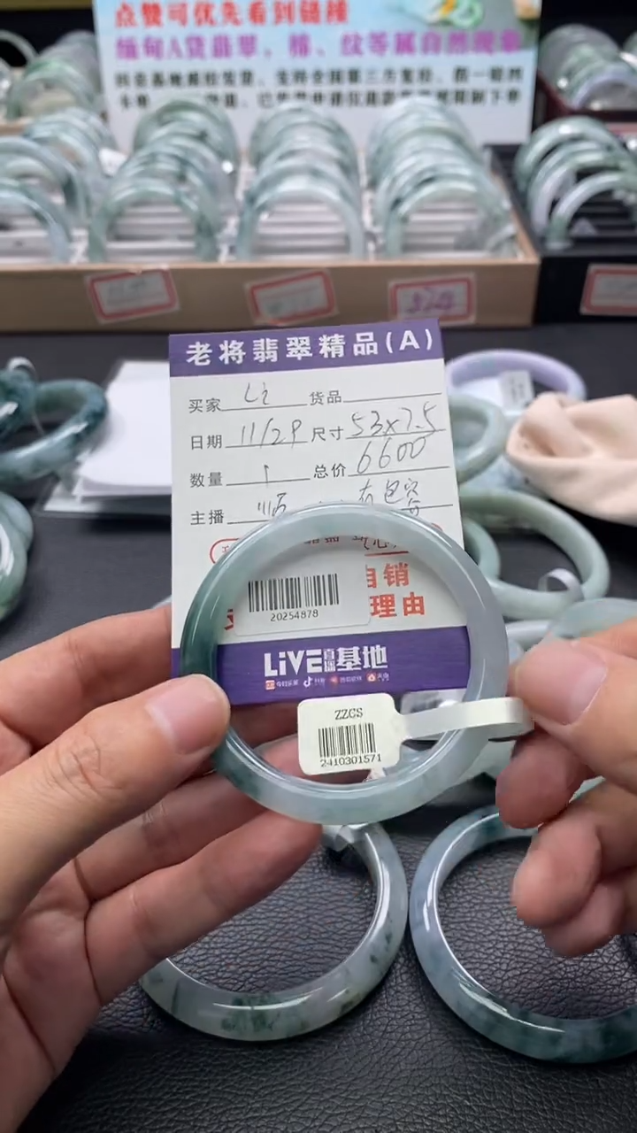 未镶嵌手镯翡翠L*/20254878