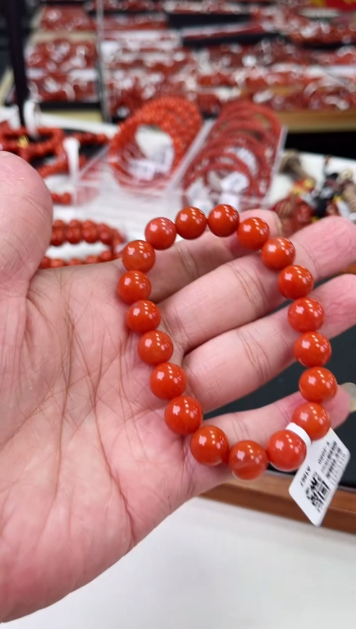 【闪购商品】南红玛瑙瓦西手串9+未镶嵌一个/条