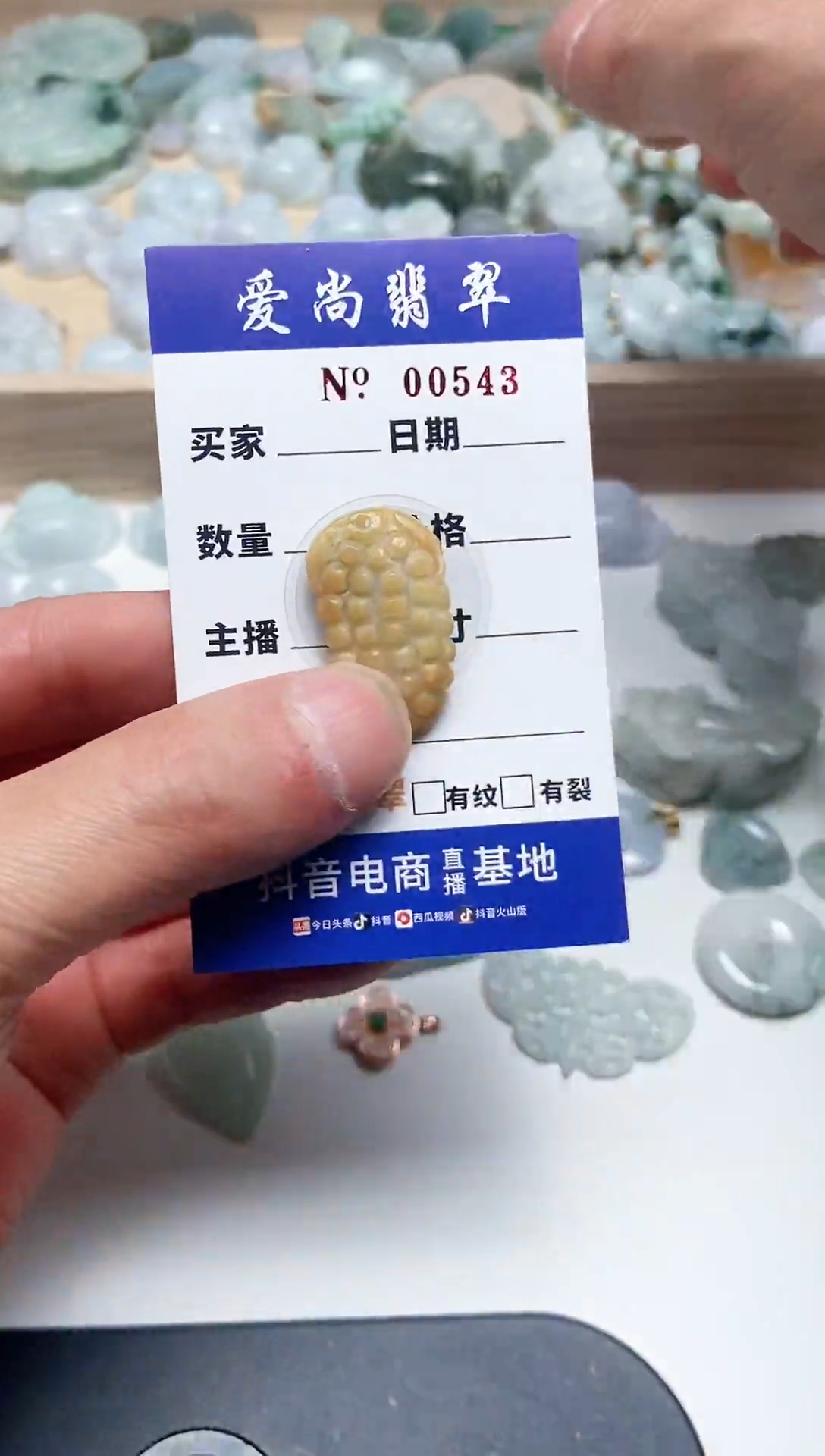 【闪购商品】翡翠吊坠(赠链)未镶嵌多样性拍一发一000