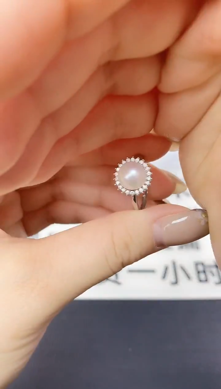 未镶嵌耳饰淡水珍珠JZ1004