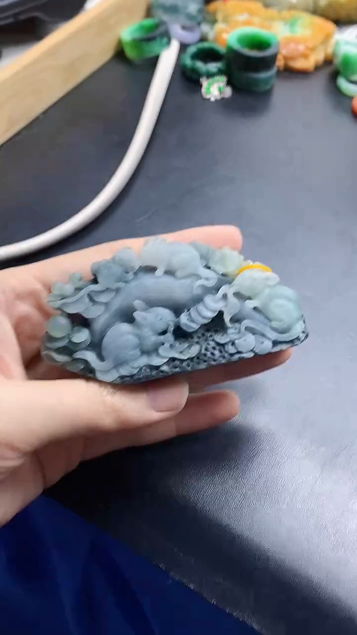 颈饰未镶嵌翡翠天然缅甸a货翡翠