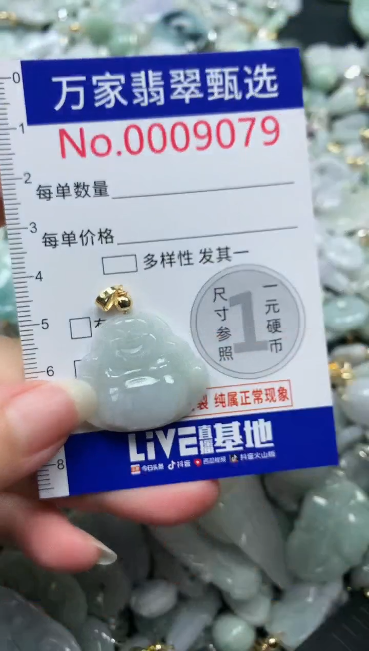 吊坠(不含链)未镶嵌翡翠9079