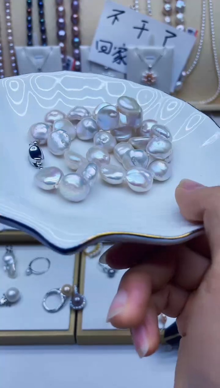 项链未镶嵌淡水珍珠项链