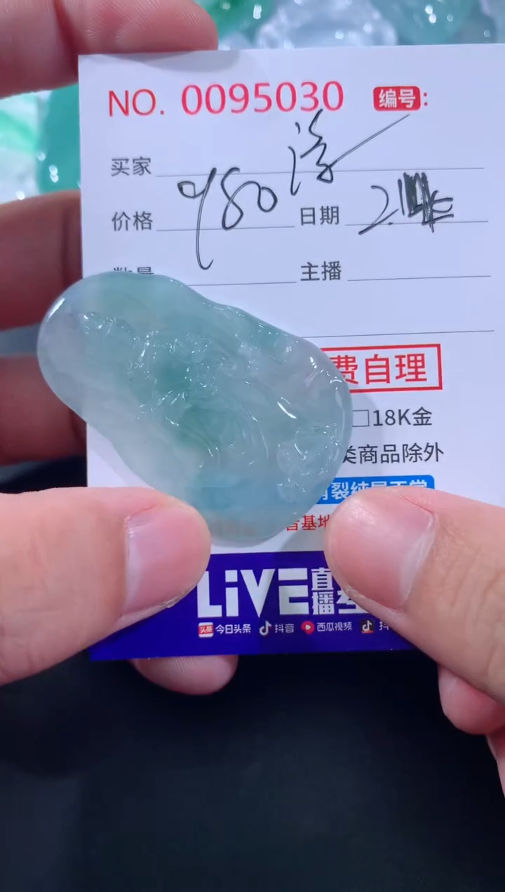 【闪购商品】翡翠颈饰未镶嵌涤