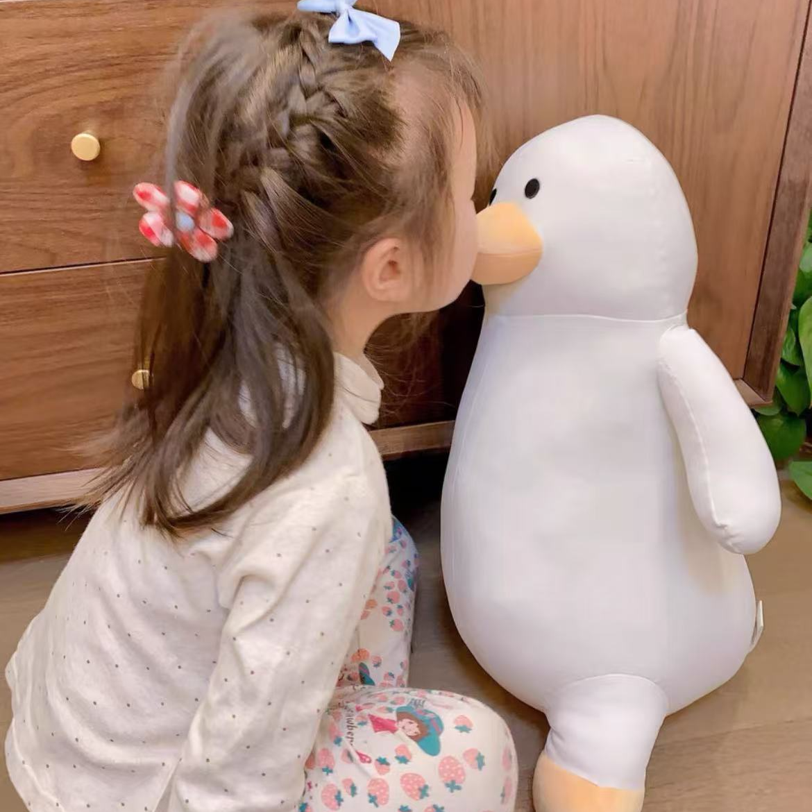 韩国冷感鸭 儿童夏季冷感安抚抱枕