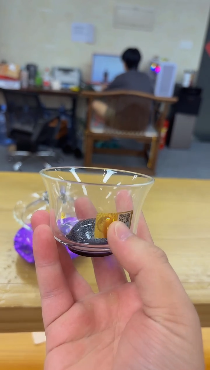 无包装禾器斑斓清杯样品+禾器-斑斓曜辰盖碗-星云紫
