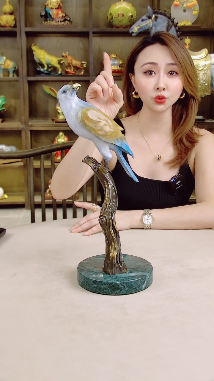 黄铜全黄铜摆件独占鳌头