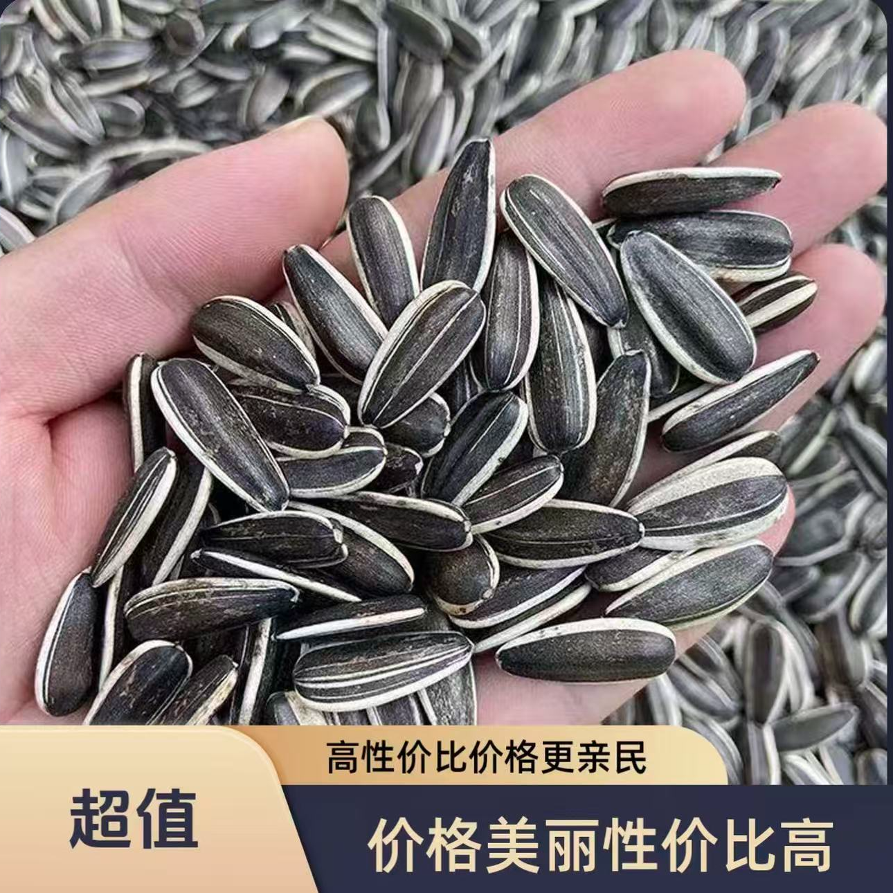 xf【到手2斤】原味熟瓜子干炒现炒新货葵花籽休闲小零食