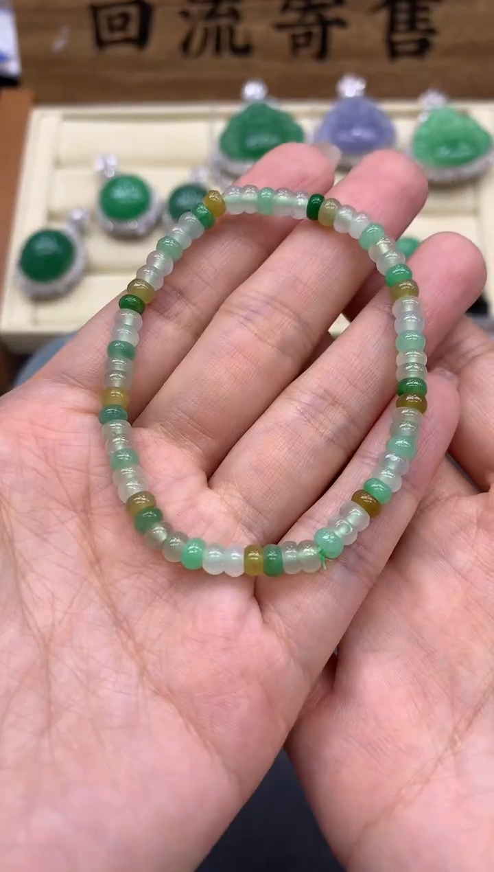 【闪购商品】翡翠手串未镶嵌41-中国好珍宝