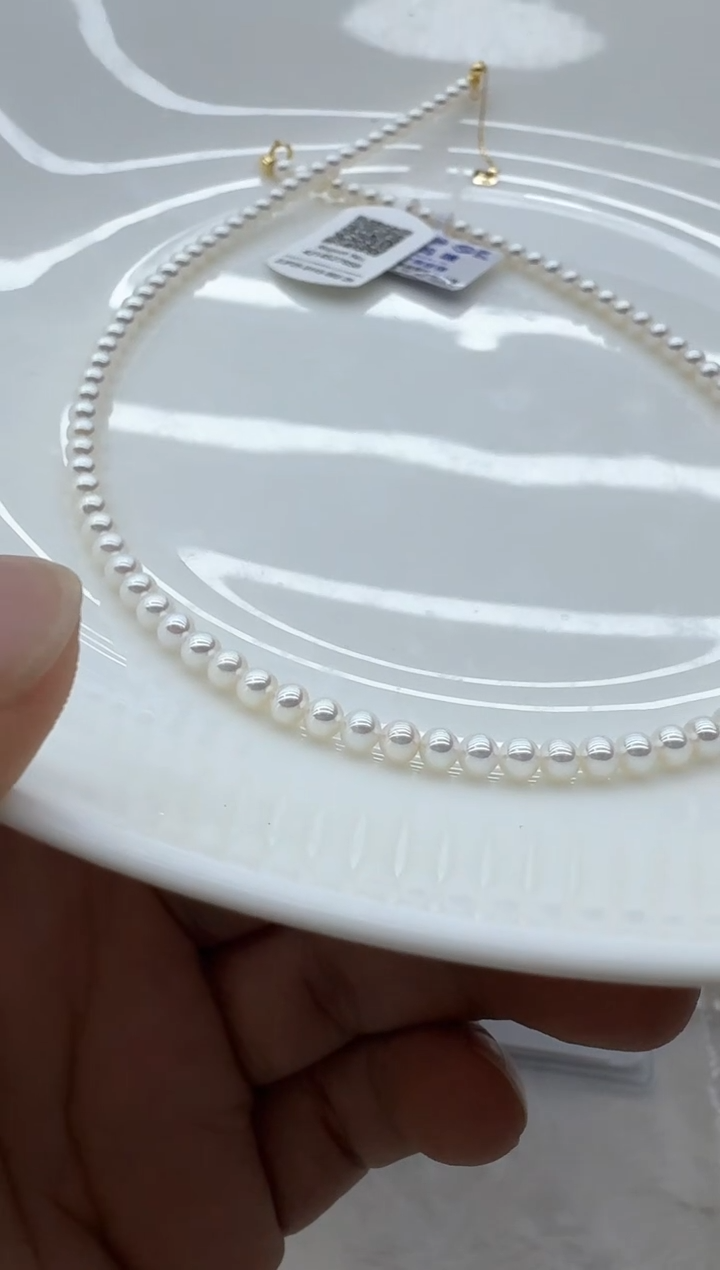 【闪购商品】淡水珍珠颈饰18K金镶嵌吉尔德