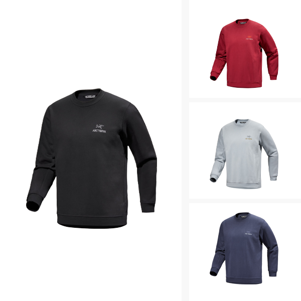 【新年好礼】Emblem Fleece Crew 刺绣抓绒保暖圆领卫衣男款