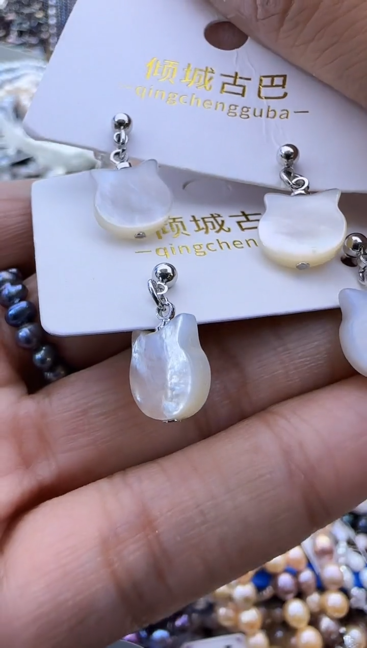 【闪购商品】淡水珍珠耳饰银S925镶嵌618