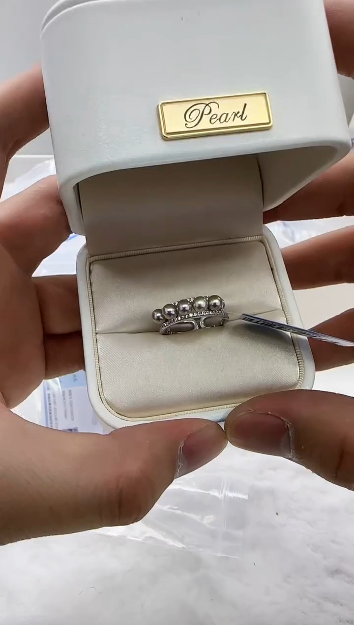 【闪购商品】海水珍珠DA银S925镶嵌c1076 珍珠