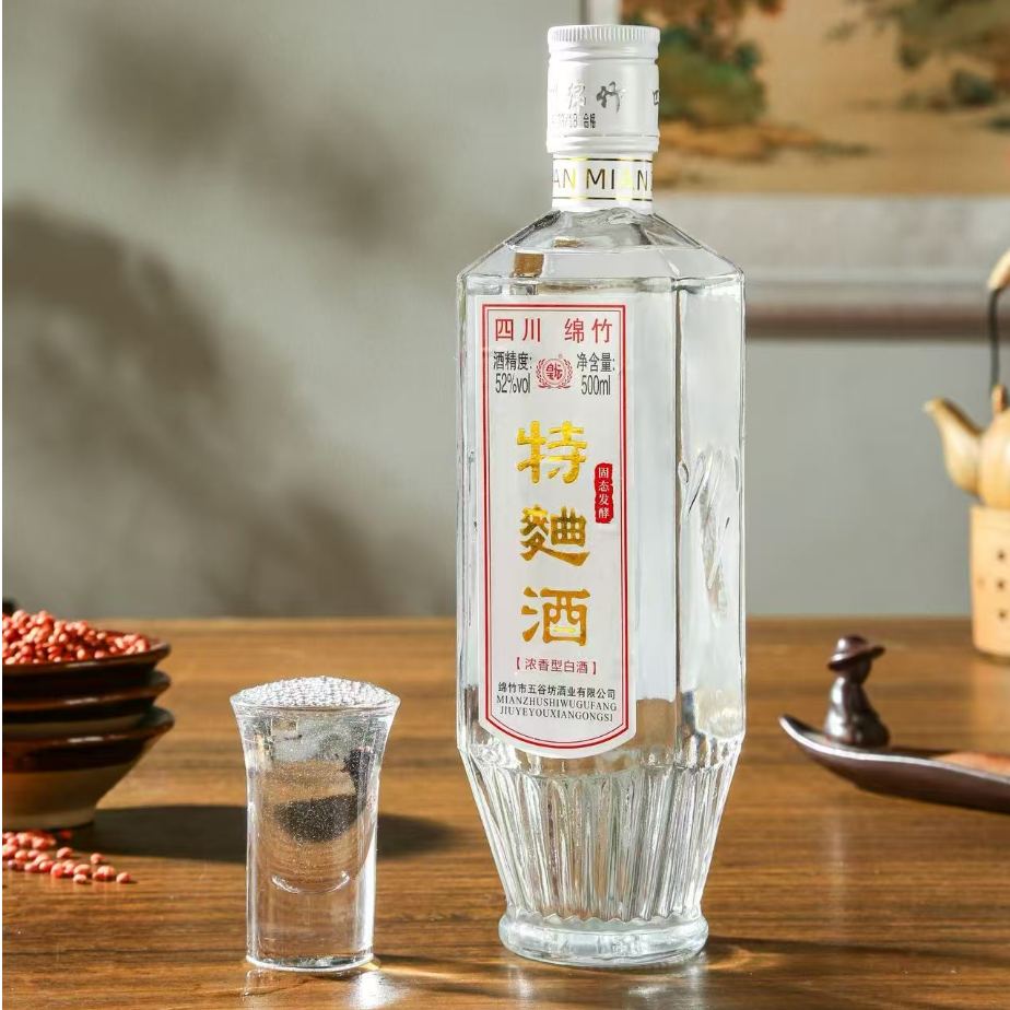 皇坛四川绵竹 特曲酒 浓香型白酒52度