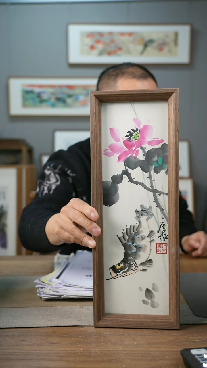 【闪购商品】书法协会会员老师带框作品-手书/绘同款作品