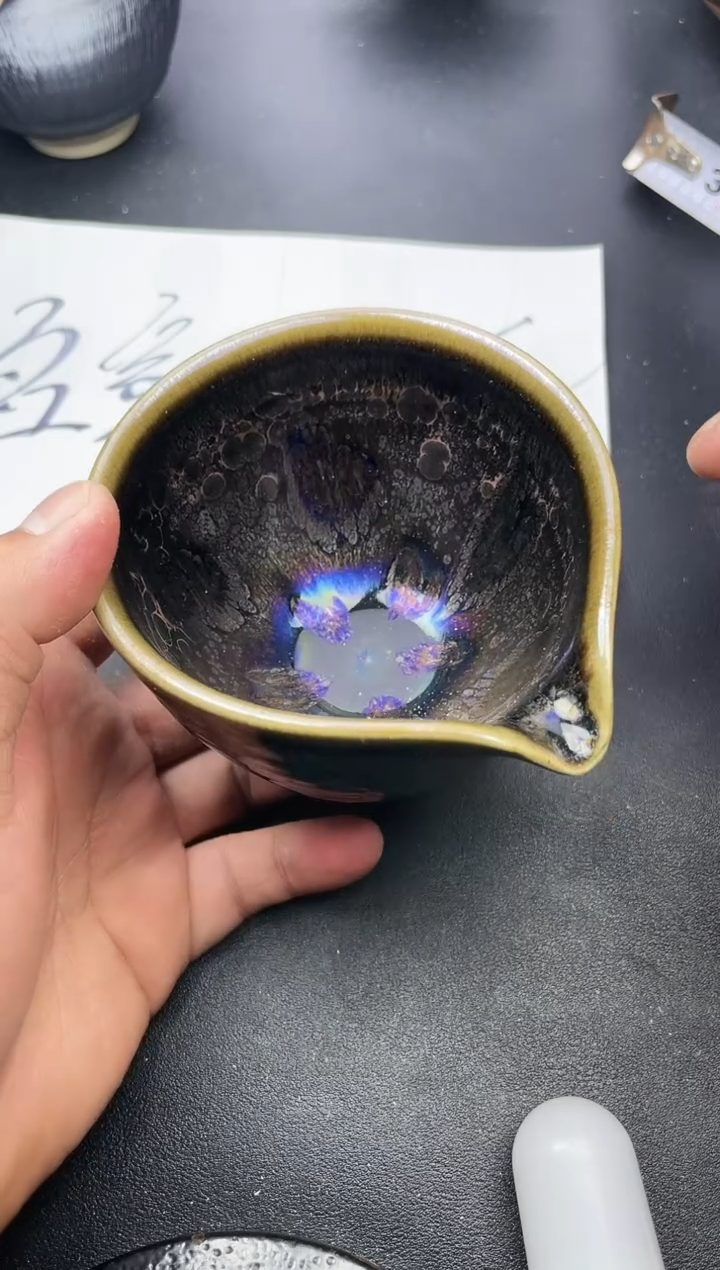 【闪购商品】茶盏235叶紫建盏叶紫