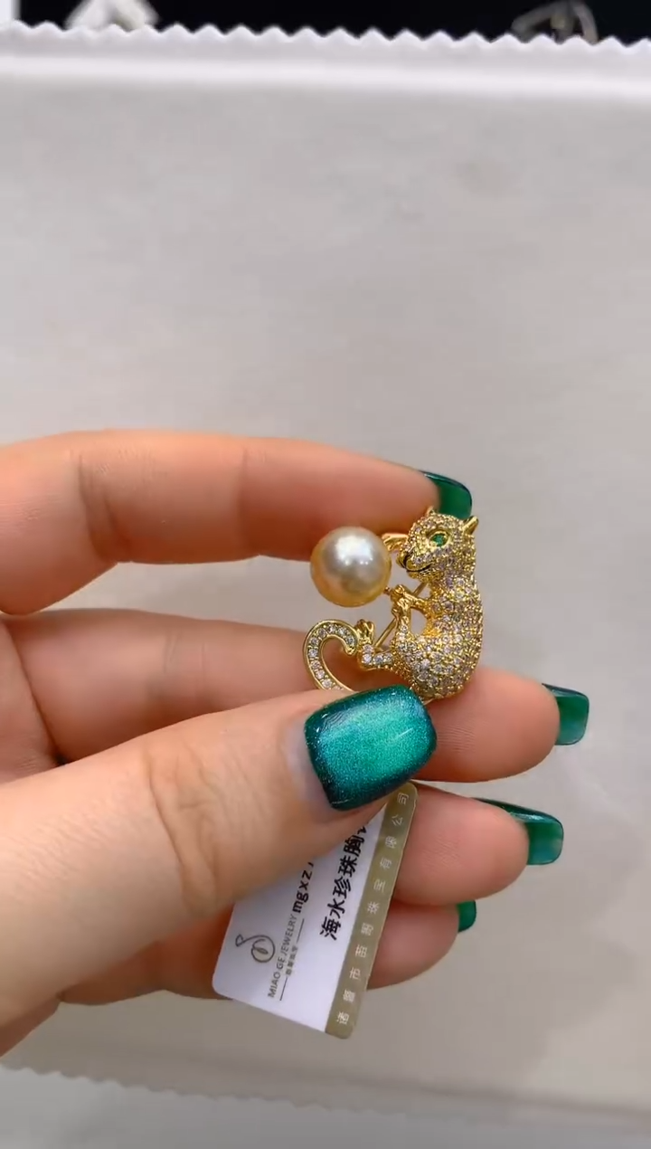 【闪购商品】海水珍珠胸针未镶嵌51