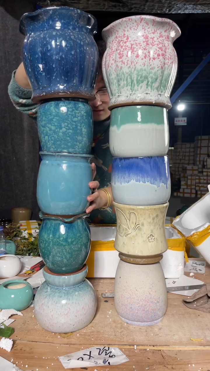 紫砂花盆宜兴紫砂粗陶花盆99.8/1