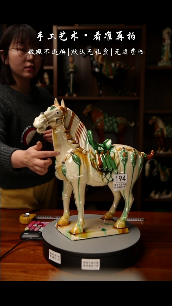 【闪购商品】194 经典大披鬃战马    