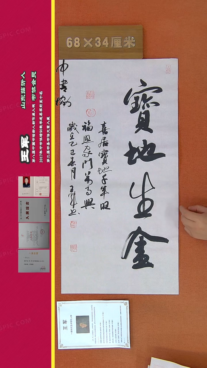 【闪购商品】书法269王军书法作品