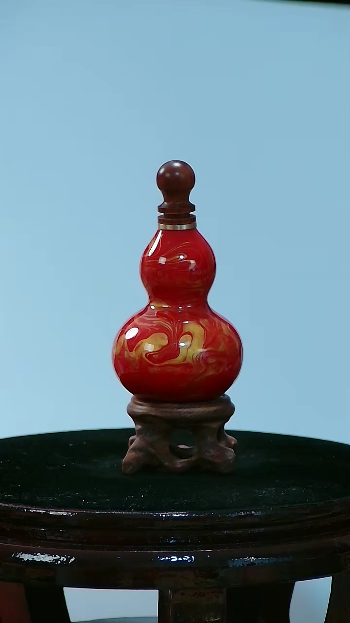 藤宝*圆木塞葫芦把件 639