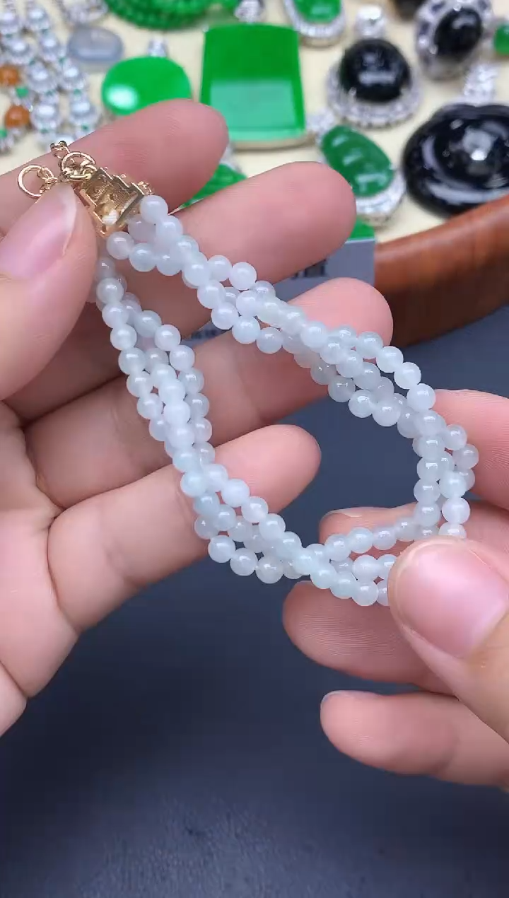 未镶嵌手链翡翠302-中国好珍宝