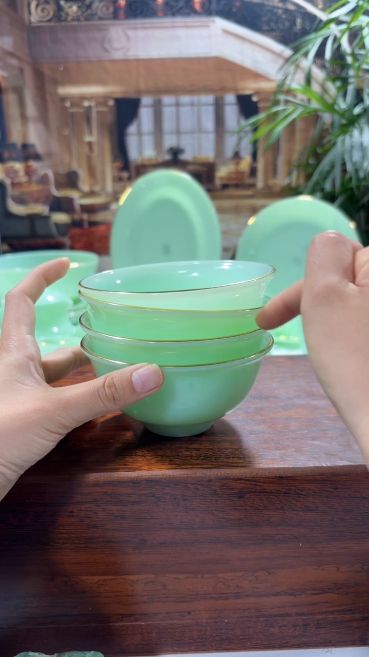 【闪购商品】...4.5英寸玉瓷碗4个口径11.5厘米 