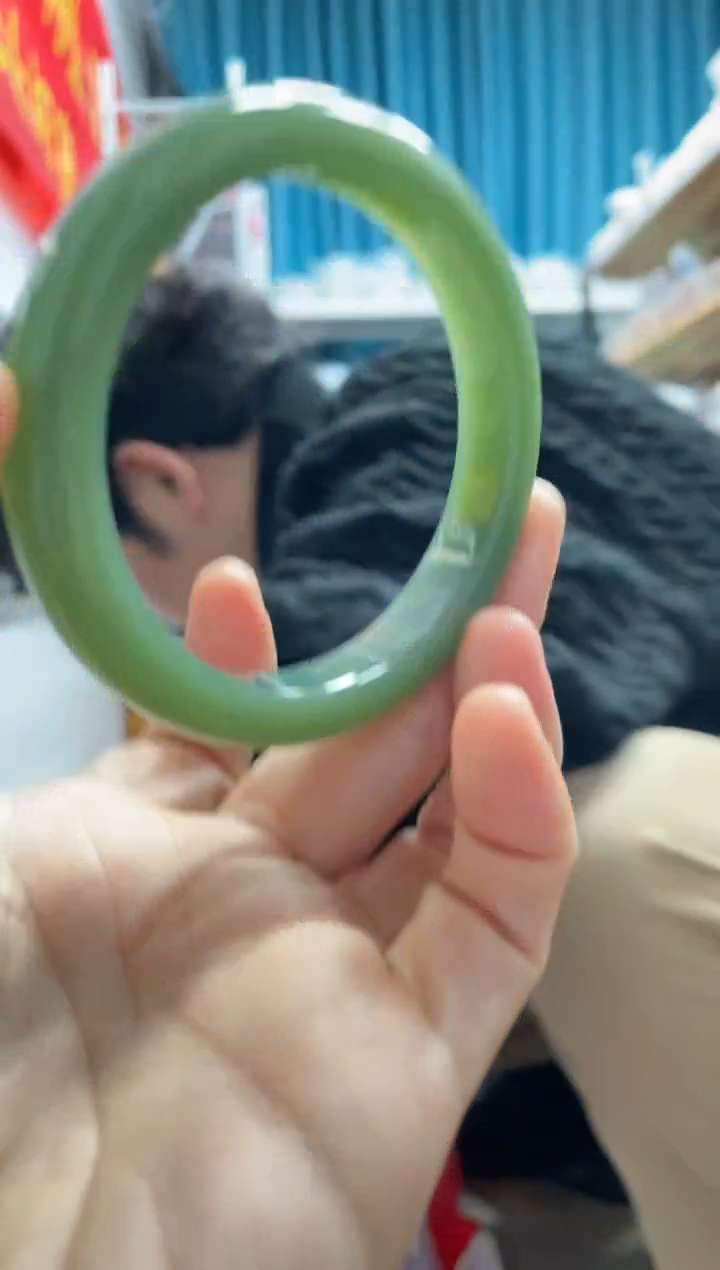 【闪购商品】和田玉颈饰未镶嵌A13且末蓝正圈57