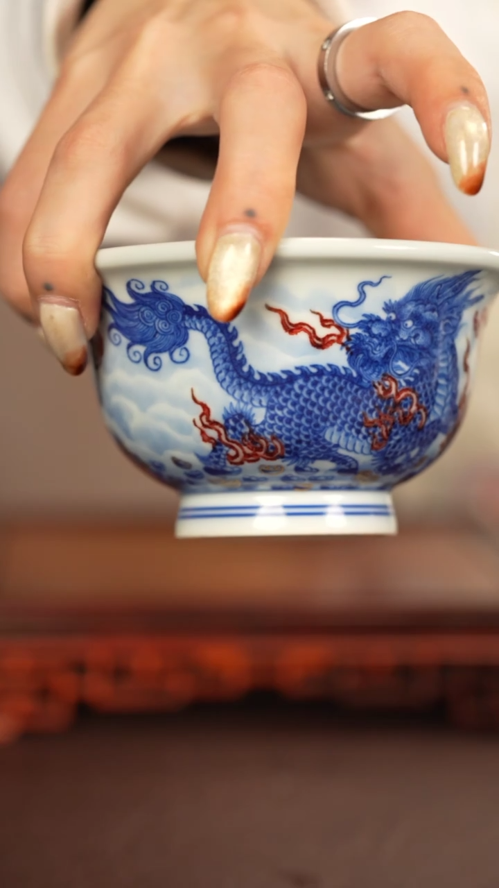 【闪购商品】杯子永明尚玩景德镇手工手绘陶瓷