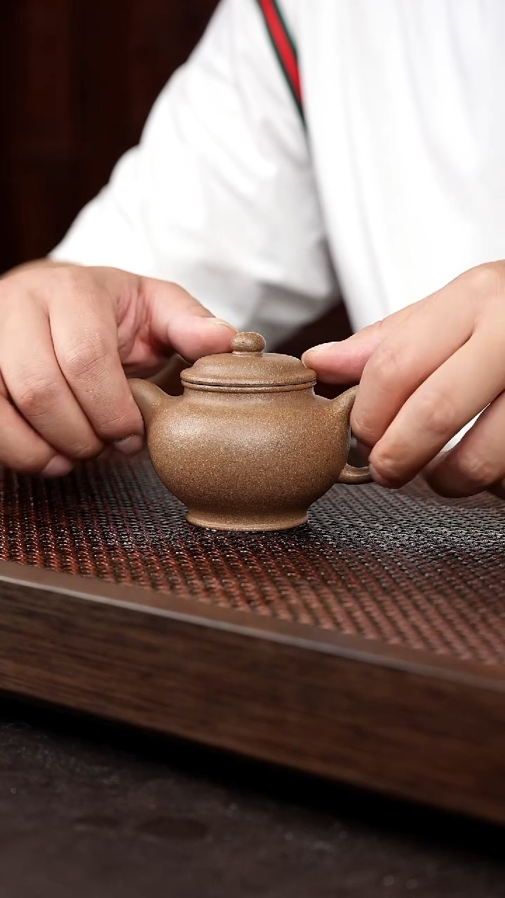 茶壶紫砂芝麻绿掇只