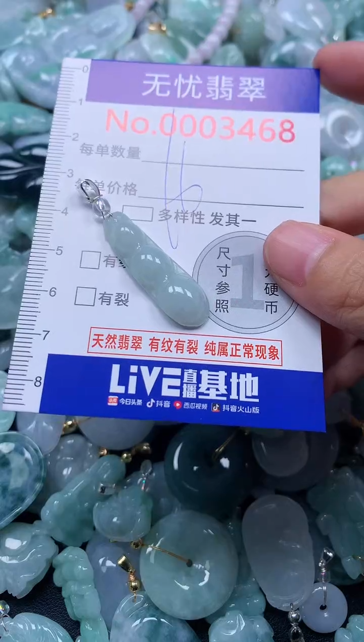 颈饰未镶嵌翡翠3468