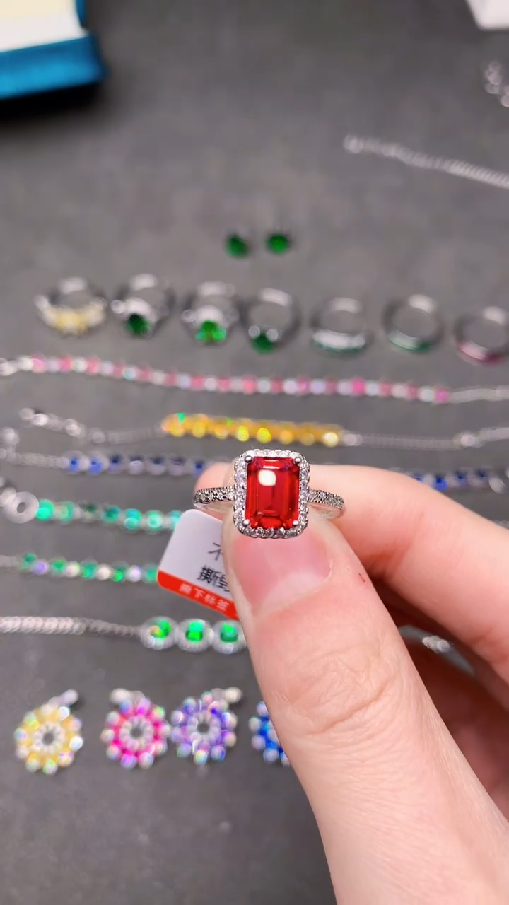 【闪购商品】红宝石戒指银S925镶嵌.....