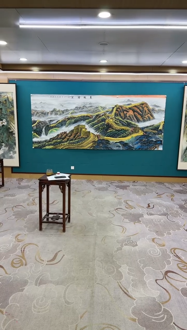 绘画Y-王红兵-大丈二-山水画