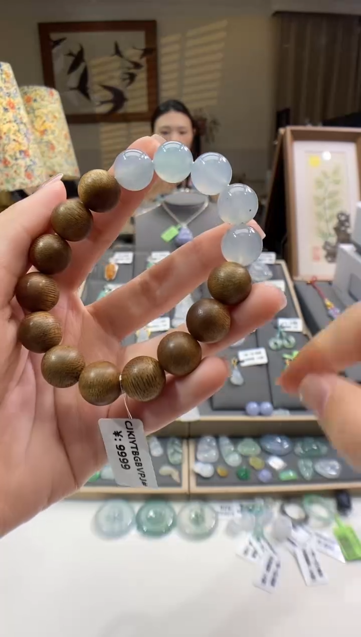 未镶嵌手串翡翠手串