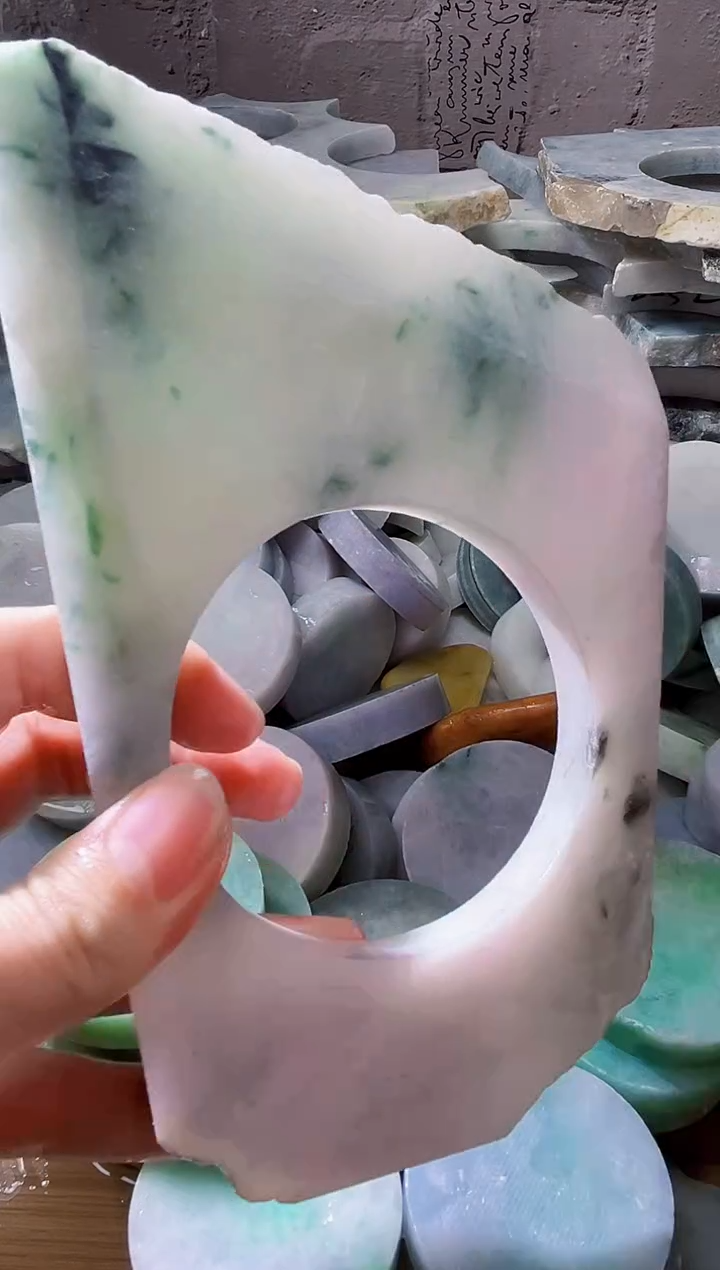 裸石翡翠天然翡翠A货石 南 431