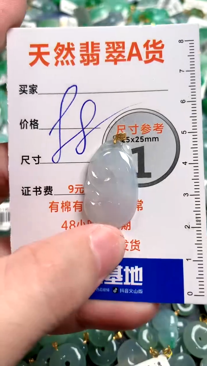 【闪购商品】翡翠颈饰18K金镶嵌14003699