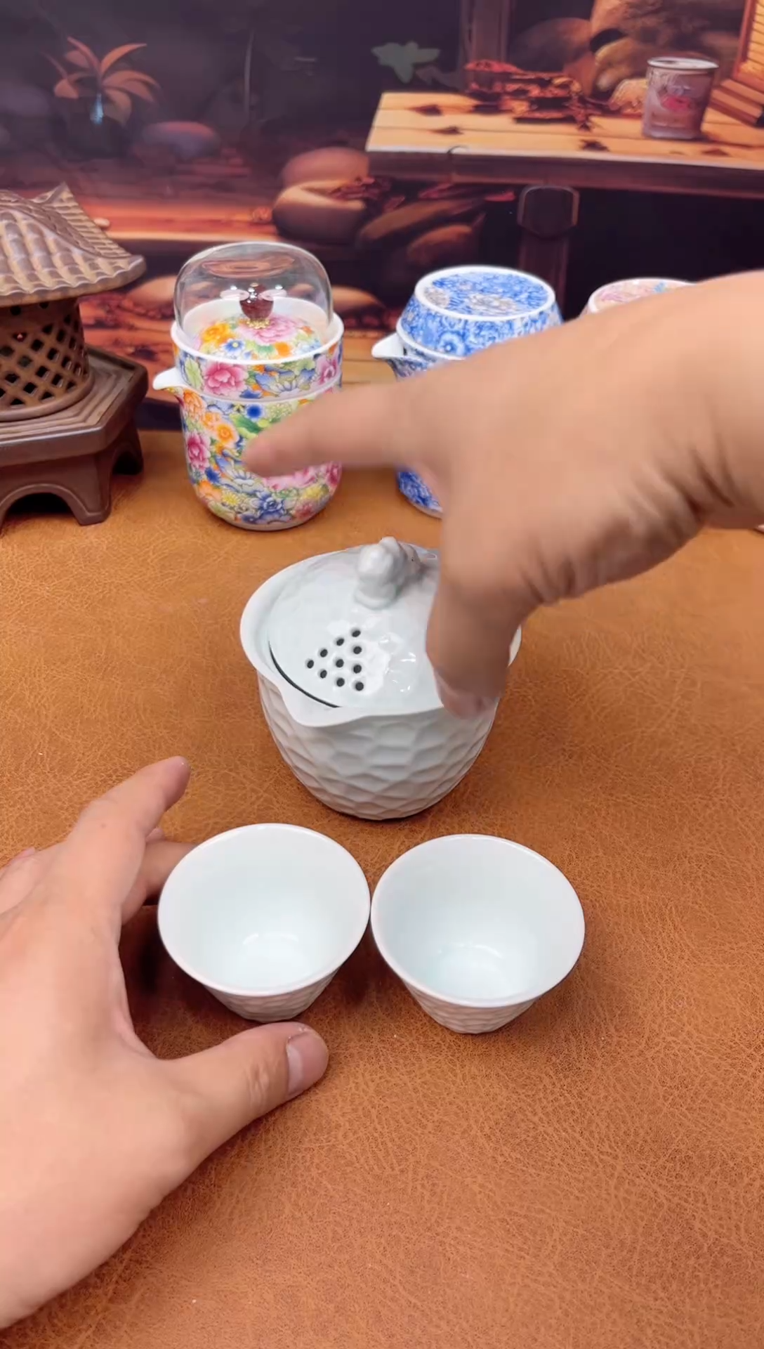 【闪购商品】陶瓷茶具摆件茶叶罐