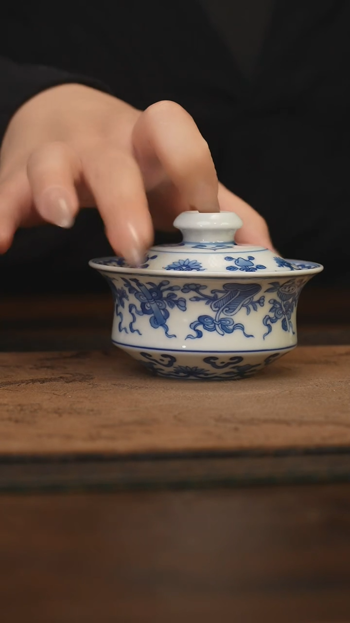 杯柴窑青花破价福利