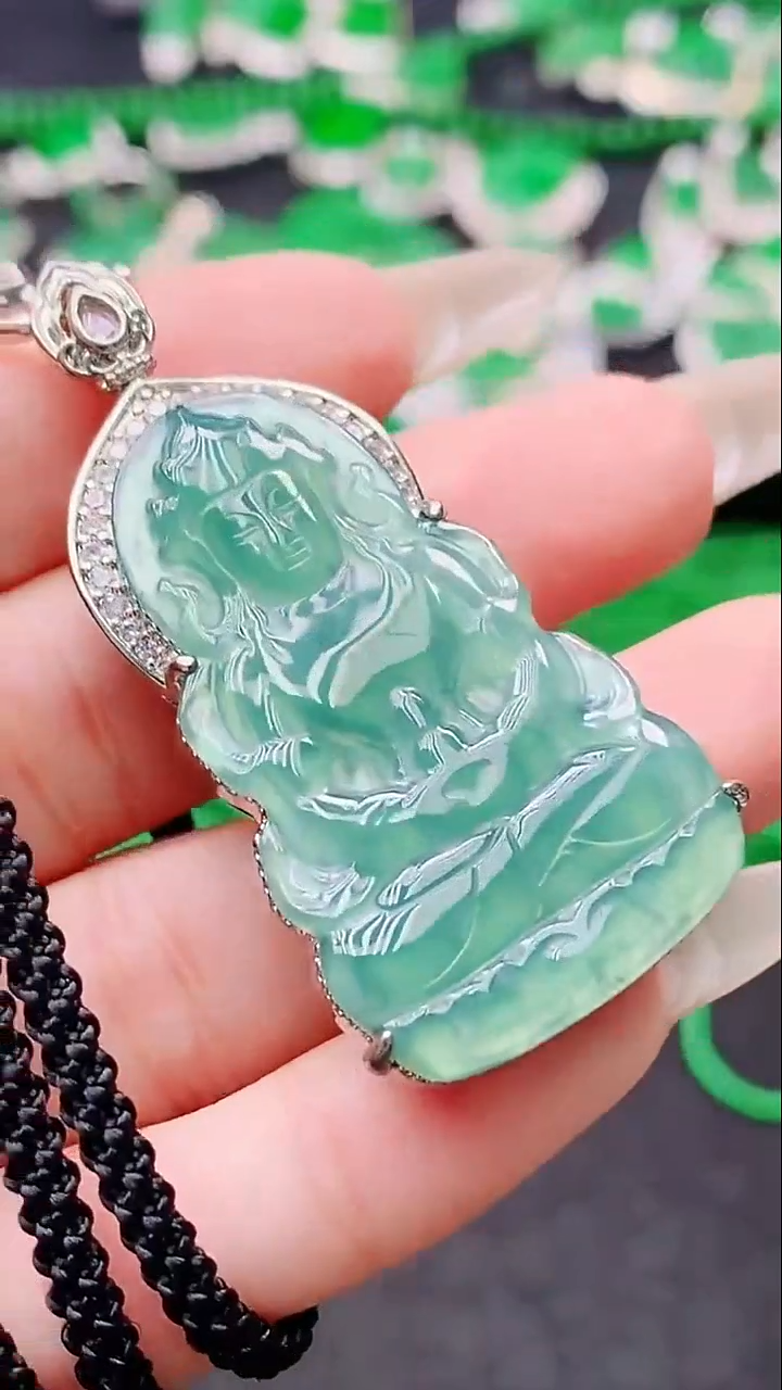 未镶嵌挂件翡翠天然翡翠