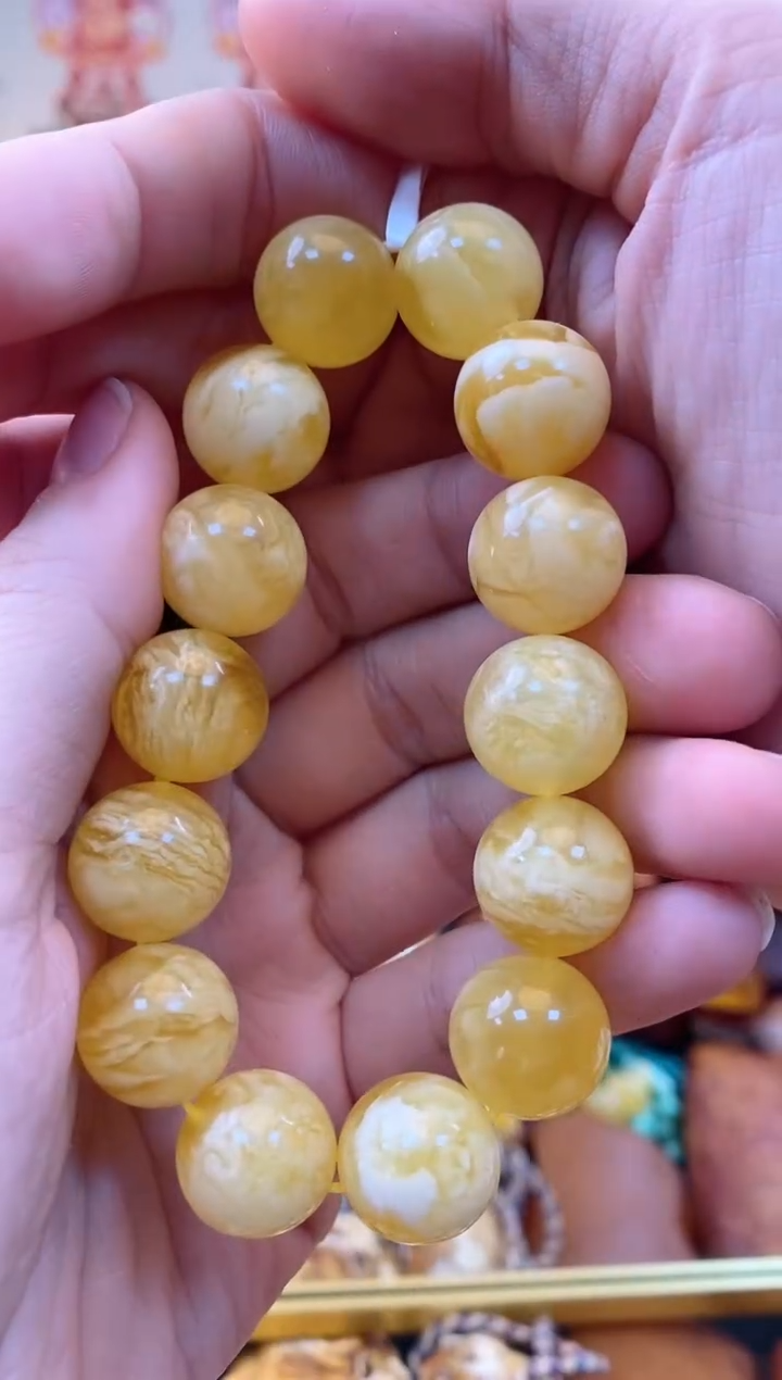 【闪购商品】琥珀手串未镶嵌手串
