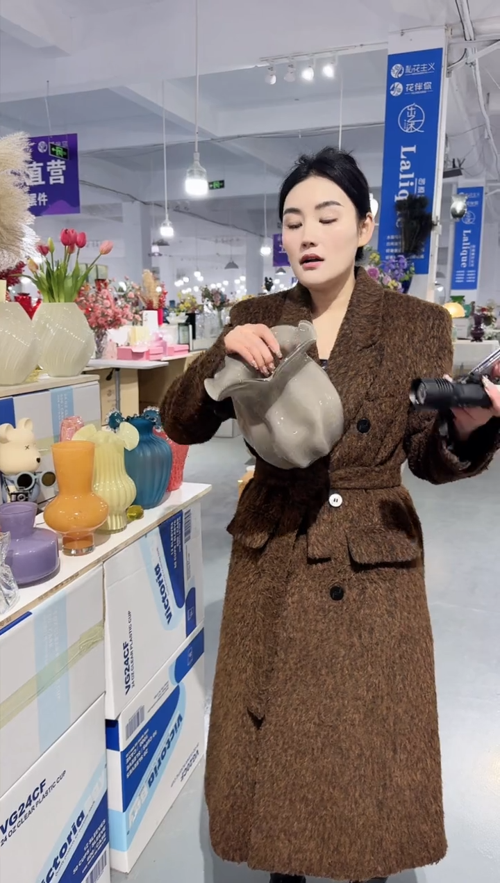 【闪购商品】无铅玻璃UU外贸花瓶微瑕-Q8FJ