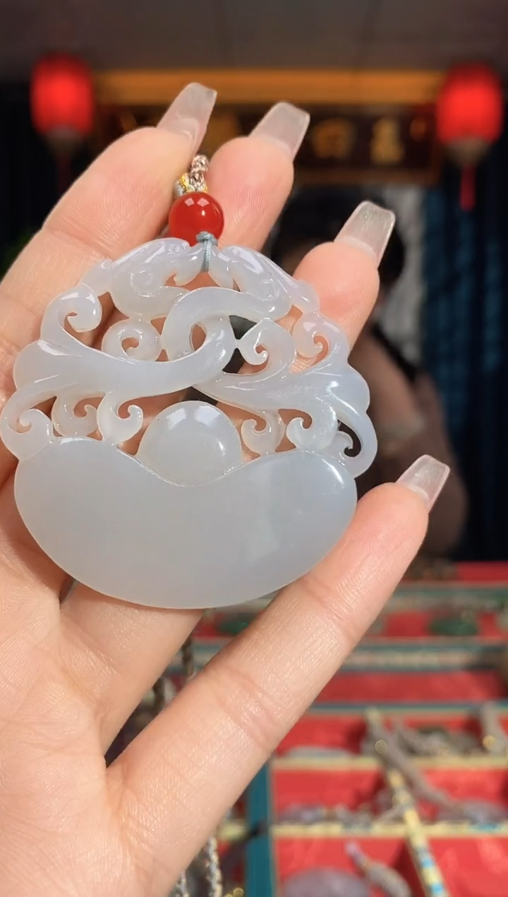 【闪购商品】和田玉颈饰未镶嵌元宝