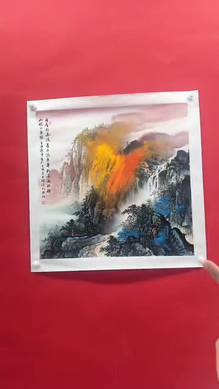 国画画家陆远华纯手绘原作
